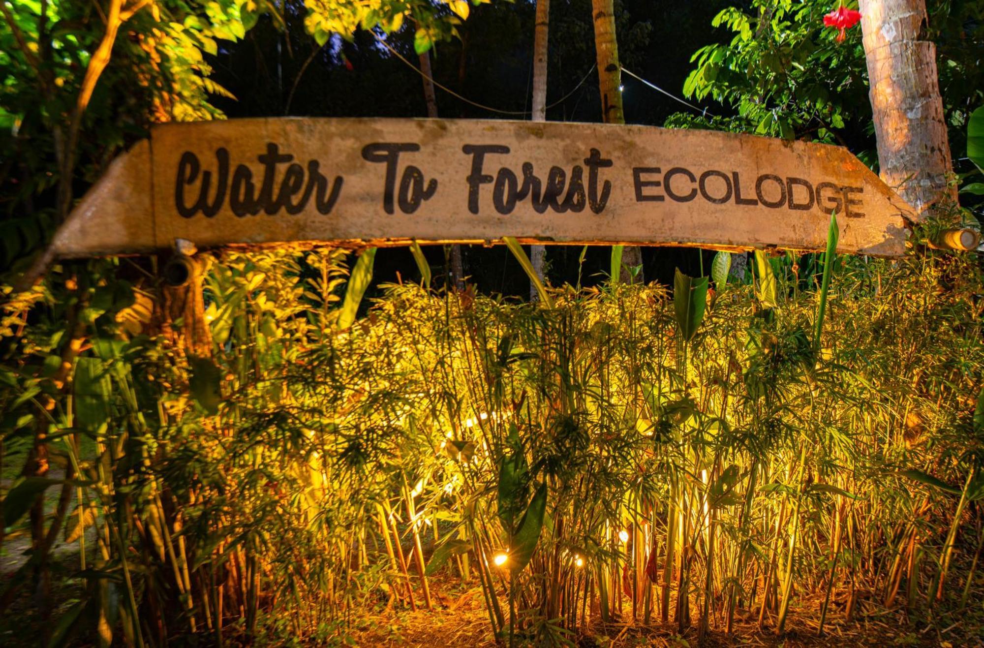 Water To Forest Ecolodge Лобок Экстерьер фото